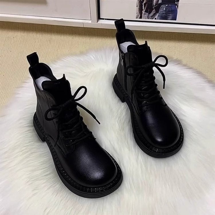 Damen Modische Chunky Boots Drune