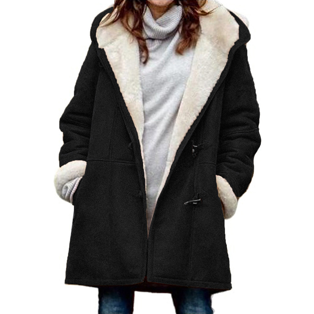 Drune | Fleece Jacke mit Kapuze - Winter