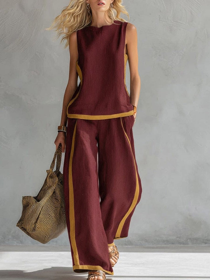 Damen lässiges Sommeranzug-Set Drune