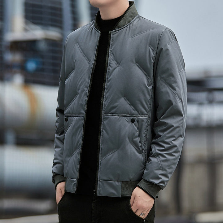 Herren Wattierte Blousonjacke mit Stehkragen Drune
