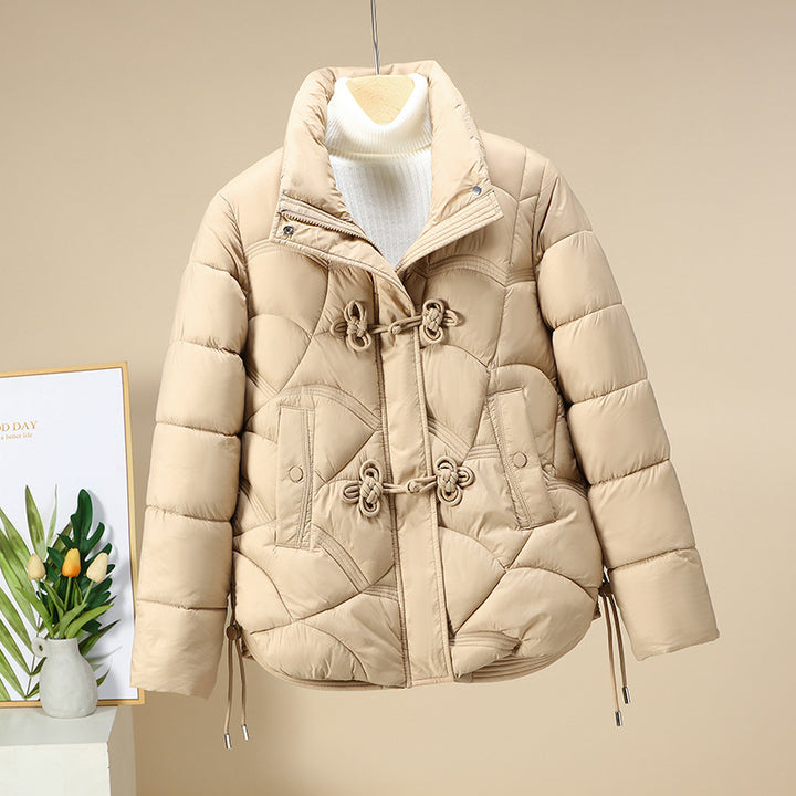 Damen Trendiger gepolsterter Blouson mit praktischen Schnürdetails Drune