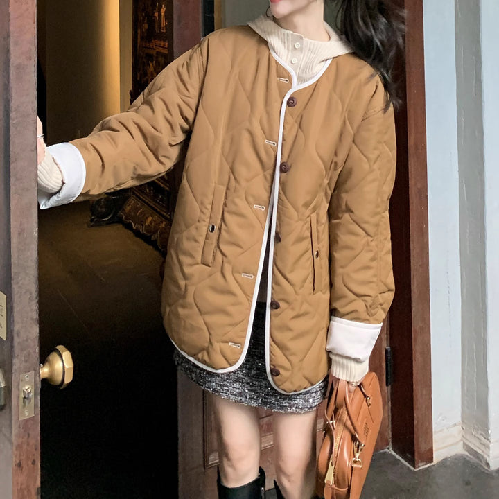 Damen Bequeme oversized Jacke Drune