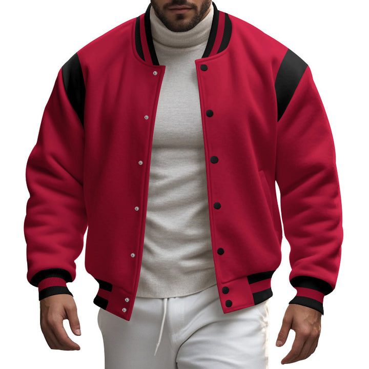 Herren sportliche Collegejacke Drune