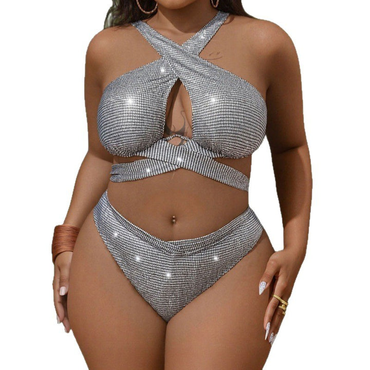 Damen Glitzerndes Bikini Set Drune