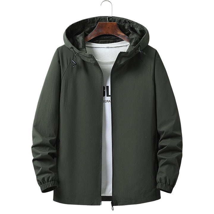 Herren Leichte Outdoorjacke mit Kapuze Drune