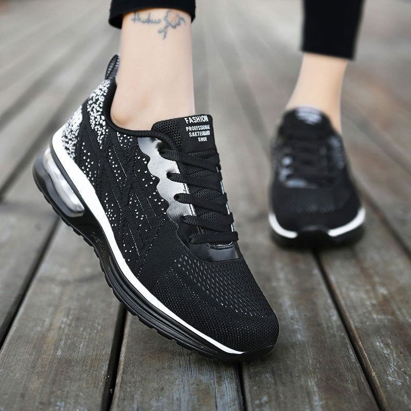 Damen nan atmungsaktive gepolsterte Leichtgewichtslaufschuhe mit Luftpolster Drune
