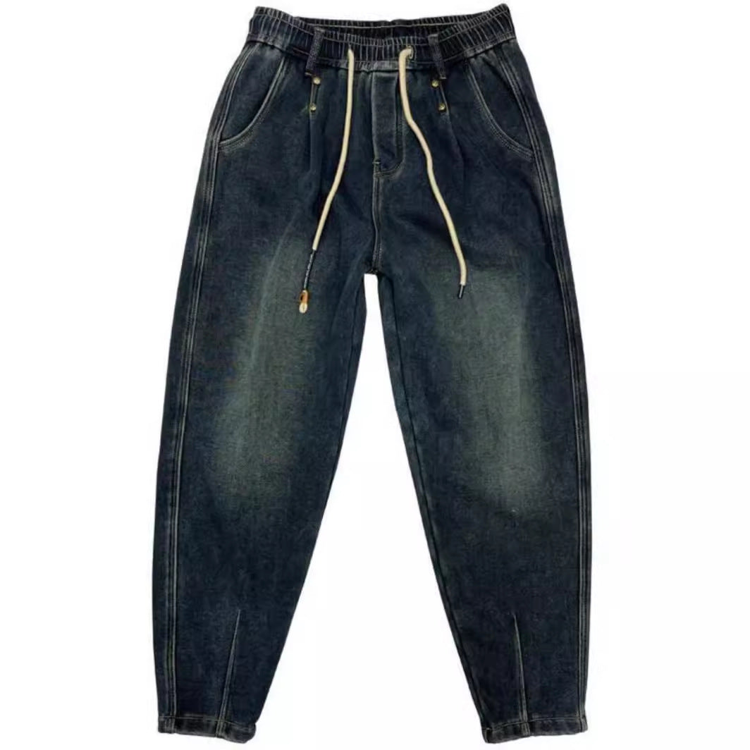 Herren Einzigartige Ripped Denim Jeans Drune