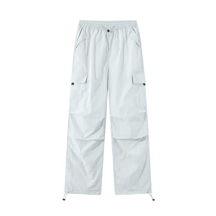 Unisex Leichte technische Cargo-Hose mit Kordelzug und verstellbarem Saum Drune