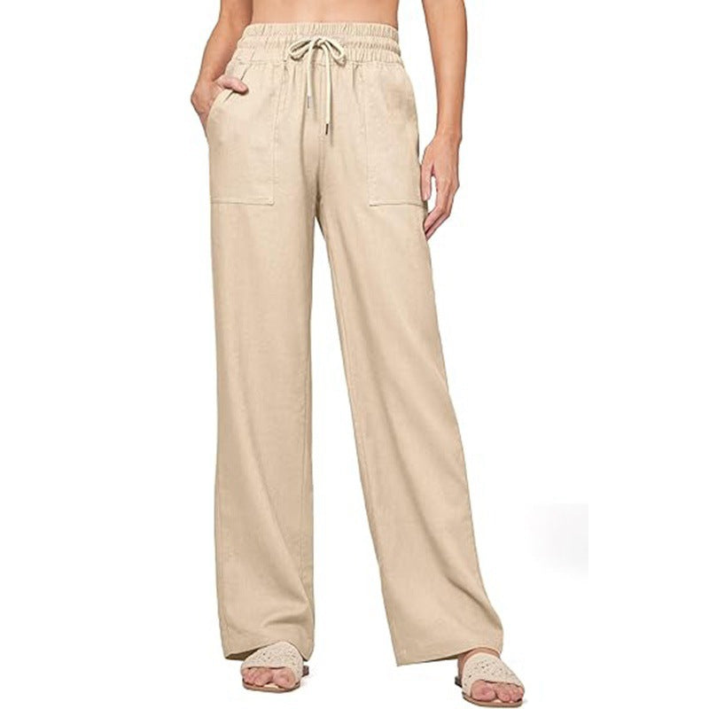 Damen Bequeme Weite Sommerhose Drune