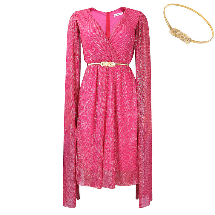 Damen Glamouröses Abendkleid mit voluminösen Ärmeln und eleganter Taillierung Drune