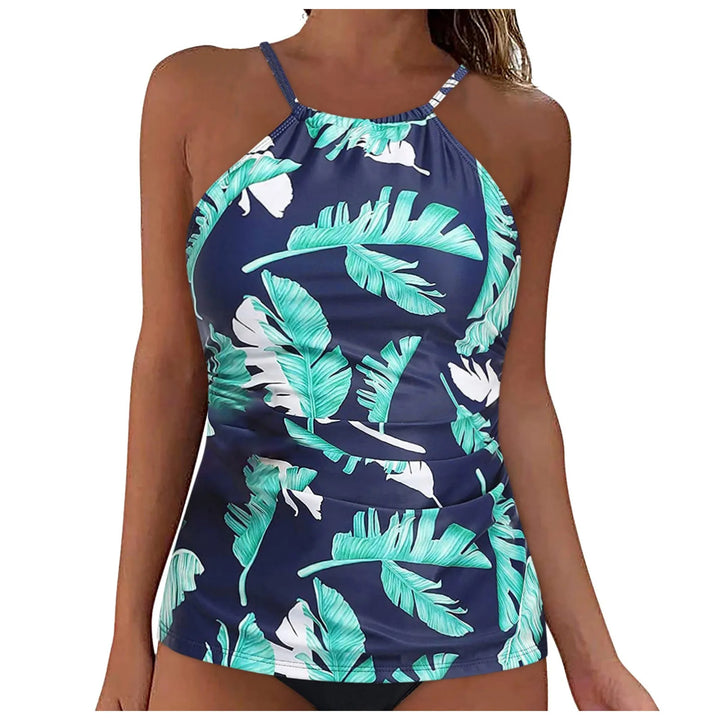 Damen Tankini mit floralem Design und figurbetontem Schnitt Drune