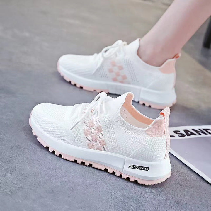 Damen Atmungsaktive Laufschuhe mit hochflexiblem Sohlenprofil und rutschfester Laufsohle Drune