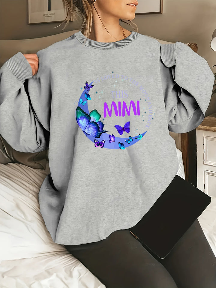 Damen Grafischer Sweatshirt Drune