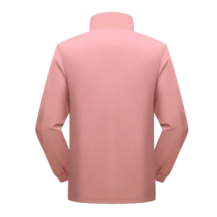 Herren Winddichte Softshelljacke mit hohem Stehkragen und Reißverschlusstaschen Drune