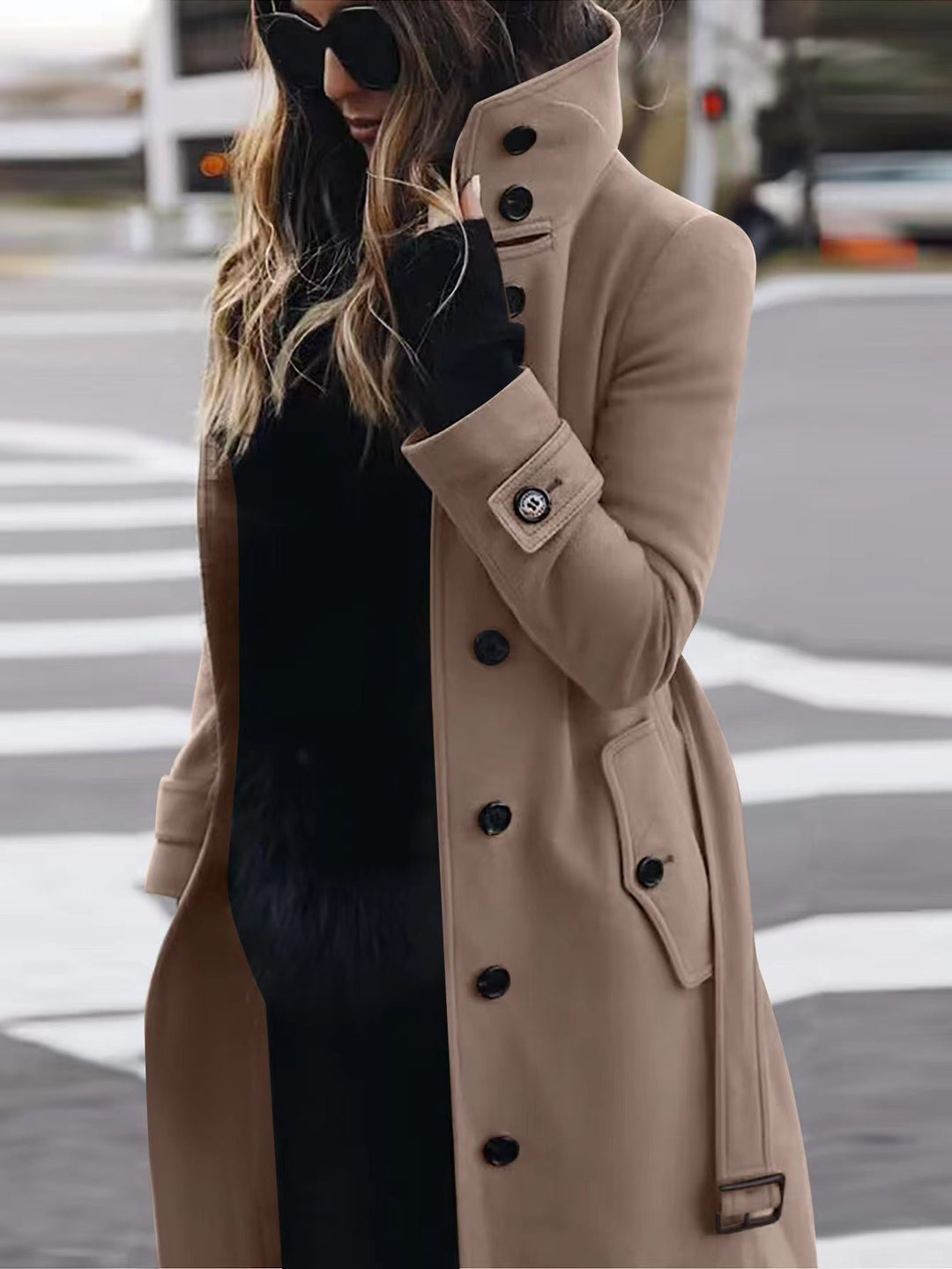 Damen Hochwertiger Trenchcoat Drune