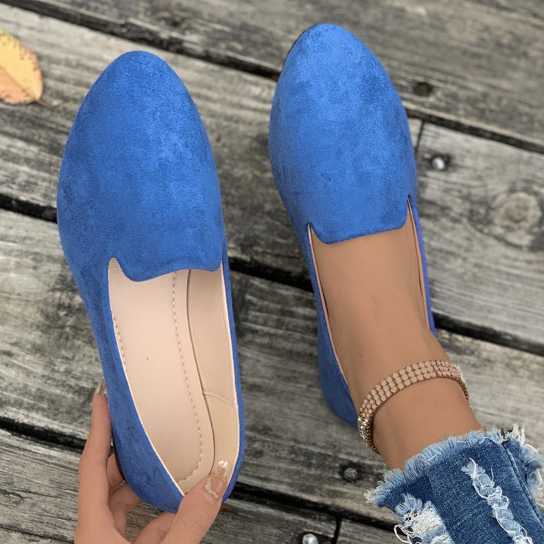 Damen bequeme Slipper im eleganten Design mit weicher Oberflächenstruktur Drune