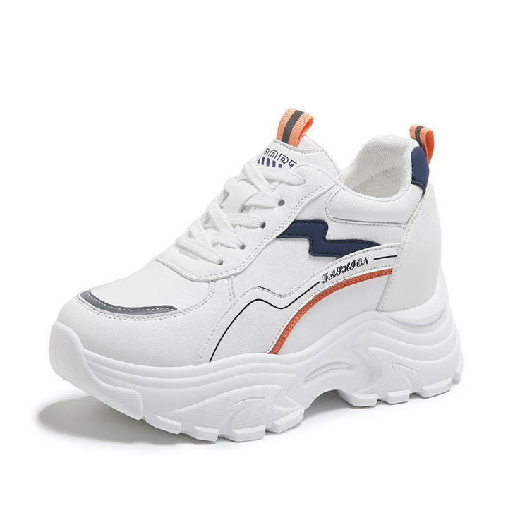 Damen Sportliche Sneakers mit dämpfender Profilsohle und atmungsaktive Obermaterialstruktur Drune