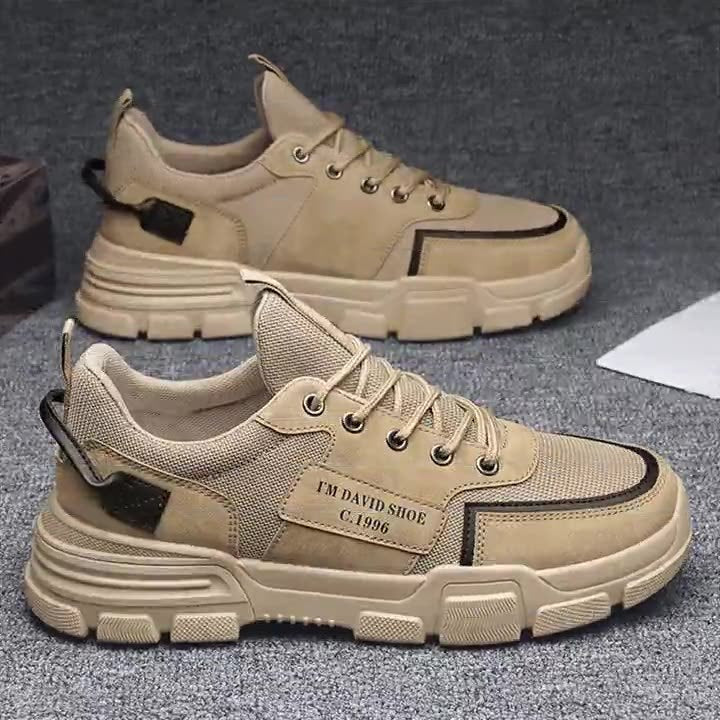 Damen Sportliche Sneakers mit stoßdämpfender Sohle und atmungsaktivem Mesh-Obermaterial Drune