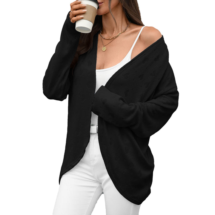 Damen Oversized Pulloverjacke Drune
