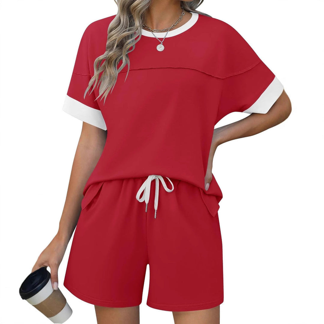 Damen lässiges Sport-Outfit mit elastischem Bund und praktischen Taschen Drune