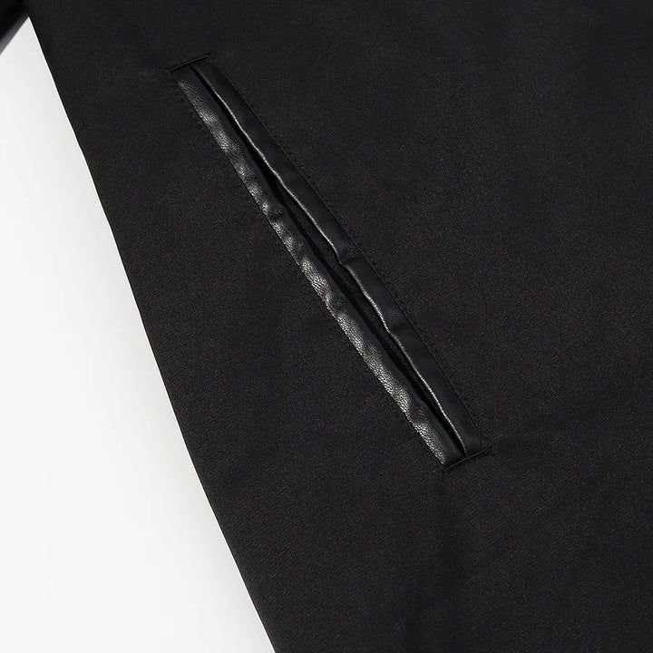 Damen nan langer wasserabweisender Mantel im Cocoon‑Cut mit verstellbarem Stehkragen Drune