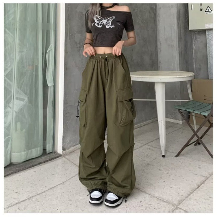 Damen Cargo-Hose mit versatilem Schnitt und praktischen Taschen Drune