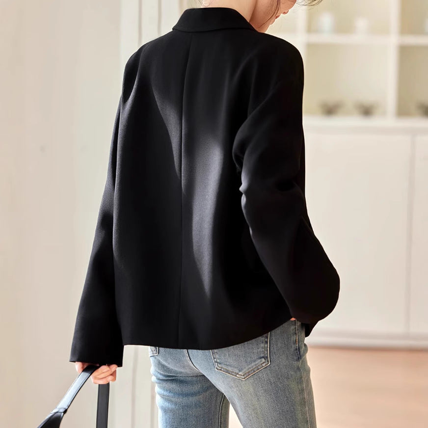 Damen Elegante oversized Blazerjacke Drune
