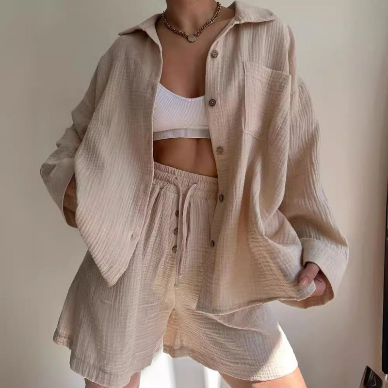Damen modische und lässige Shirtjacke Drune