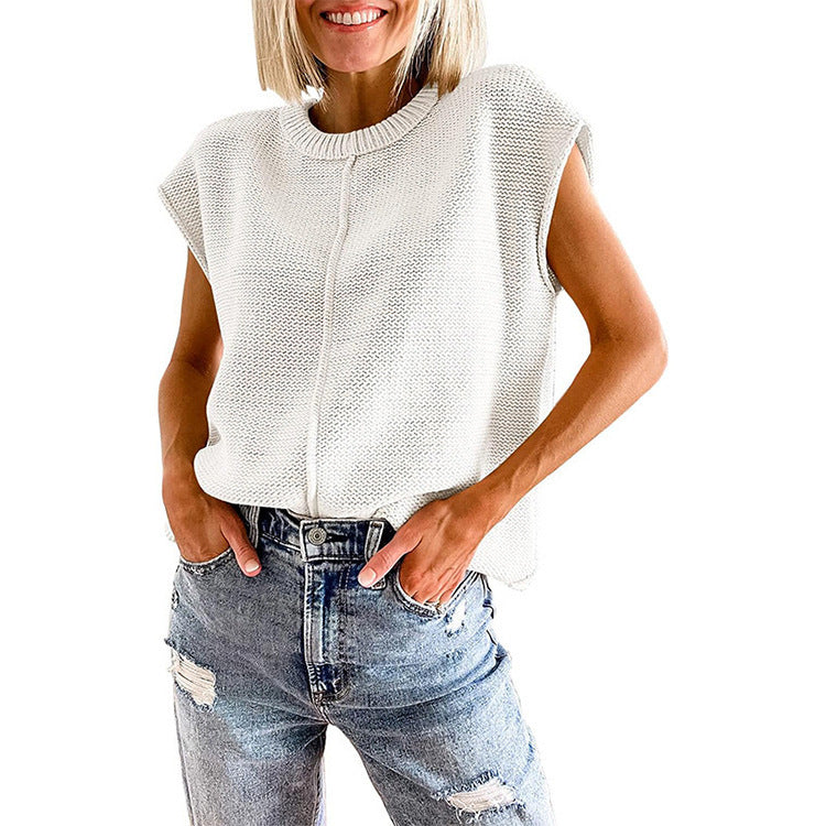 Damen Modisches Stricktop mit zusätzlichem Komfort Drune