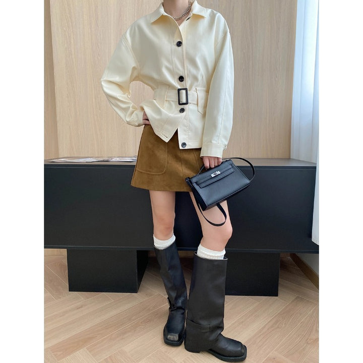 Damen lässige Utility-Jacke Drune