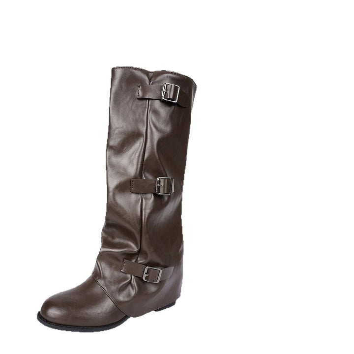 Damen Hochwertige Stiefel Drune