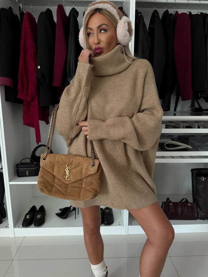 Damen kuscheliger Oversized Pullover Drune