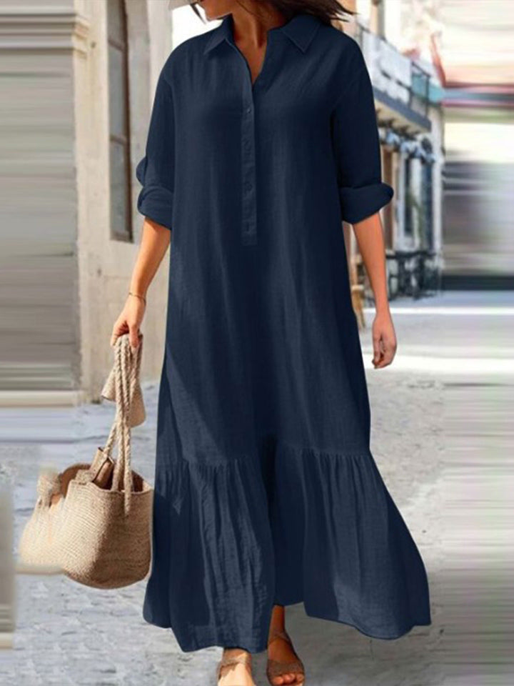 Damen Sommerkleid im lässigen Stil Drune