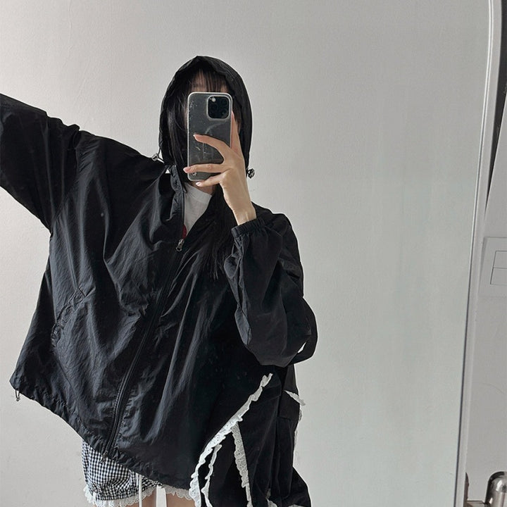 Damen sportliche Übergangsjacke mit Reißverschluss Drune