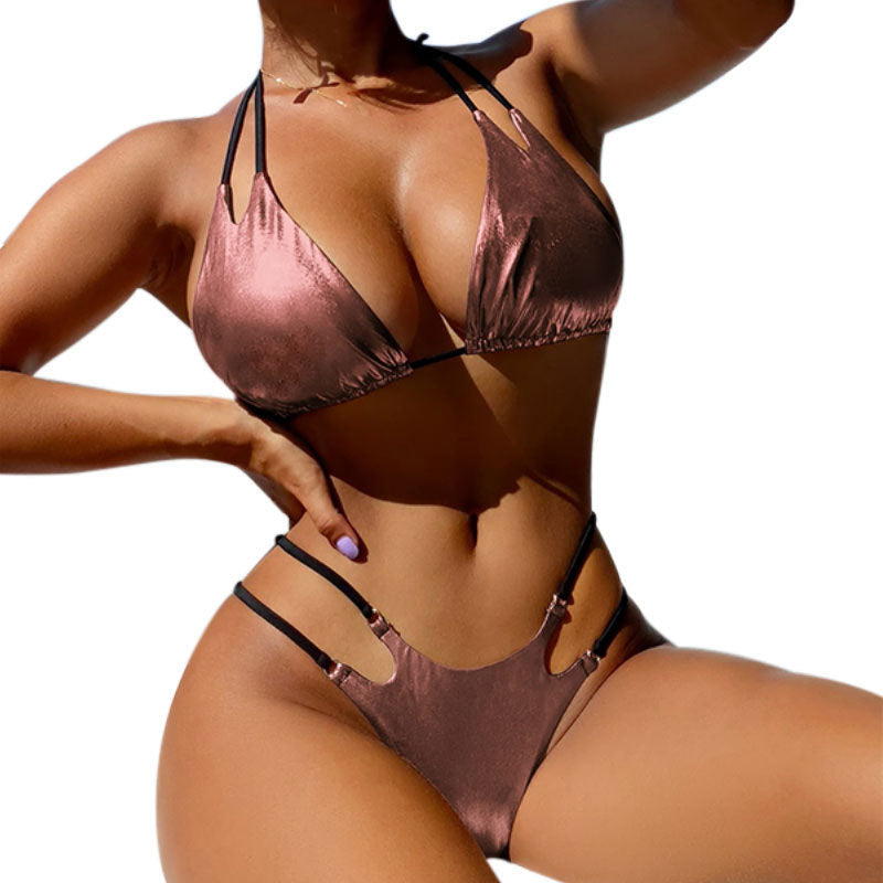 Damen Triangel-Bikini mit eleganten Cut-Out-Details Drune