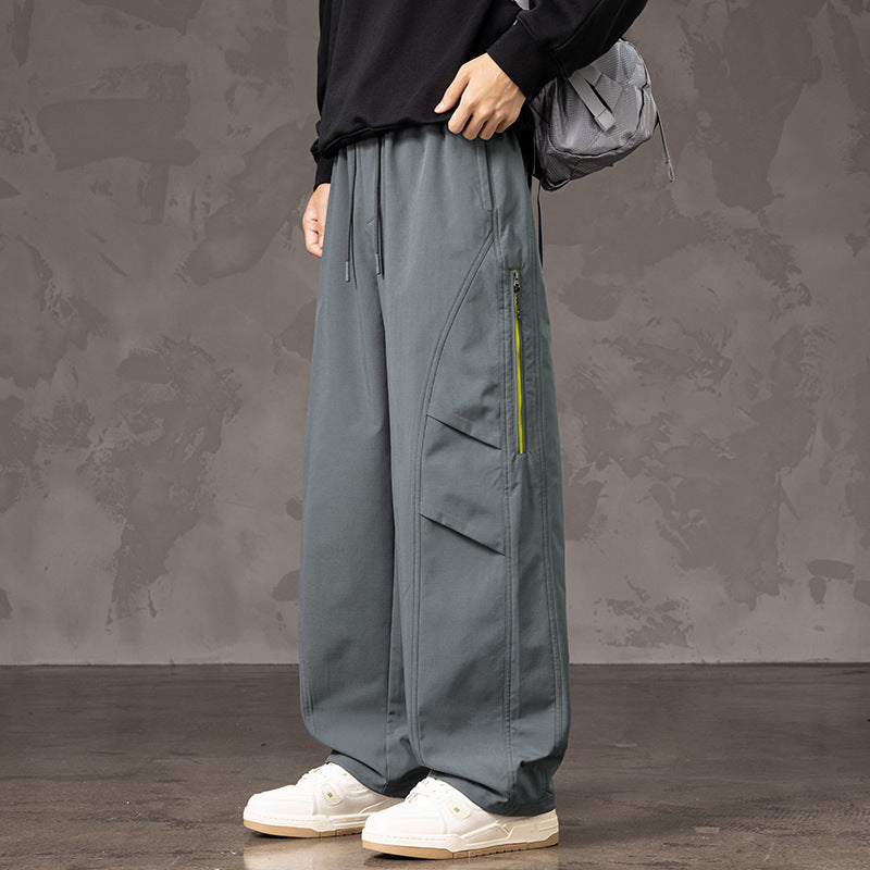 Herren Weite Cargo-Hose Drune