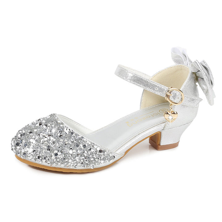 Mädchen Elegante Ballerina Sandalen mit Glitzerverzierung Drune