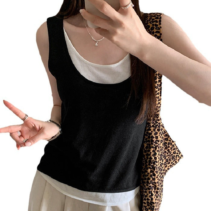 Damen Langarmshirt mit elegantem Layering-Effekt Drune