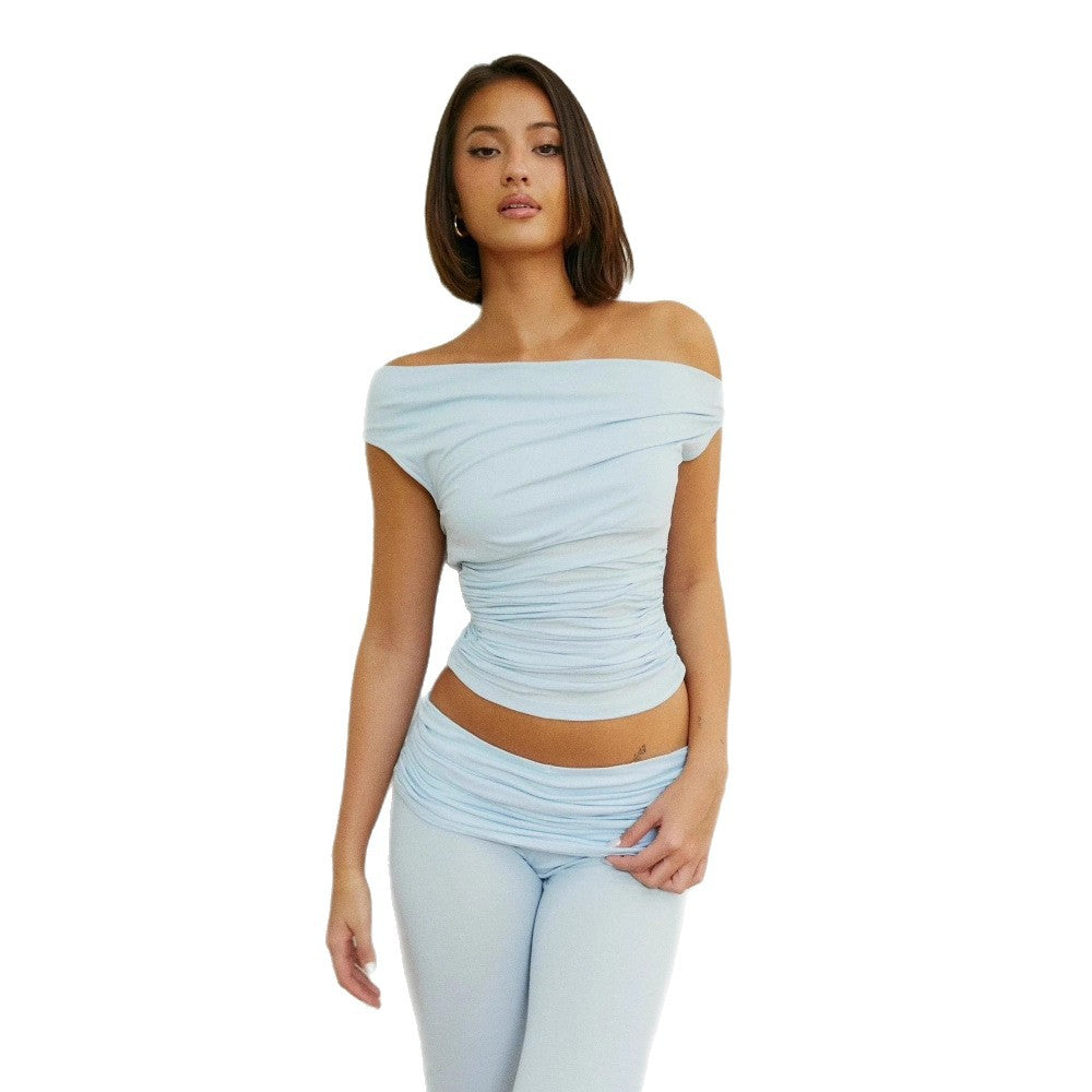 Damen Raffiniertes Oberteil und modische Leggings Drune