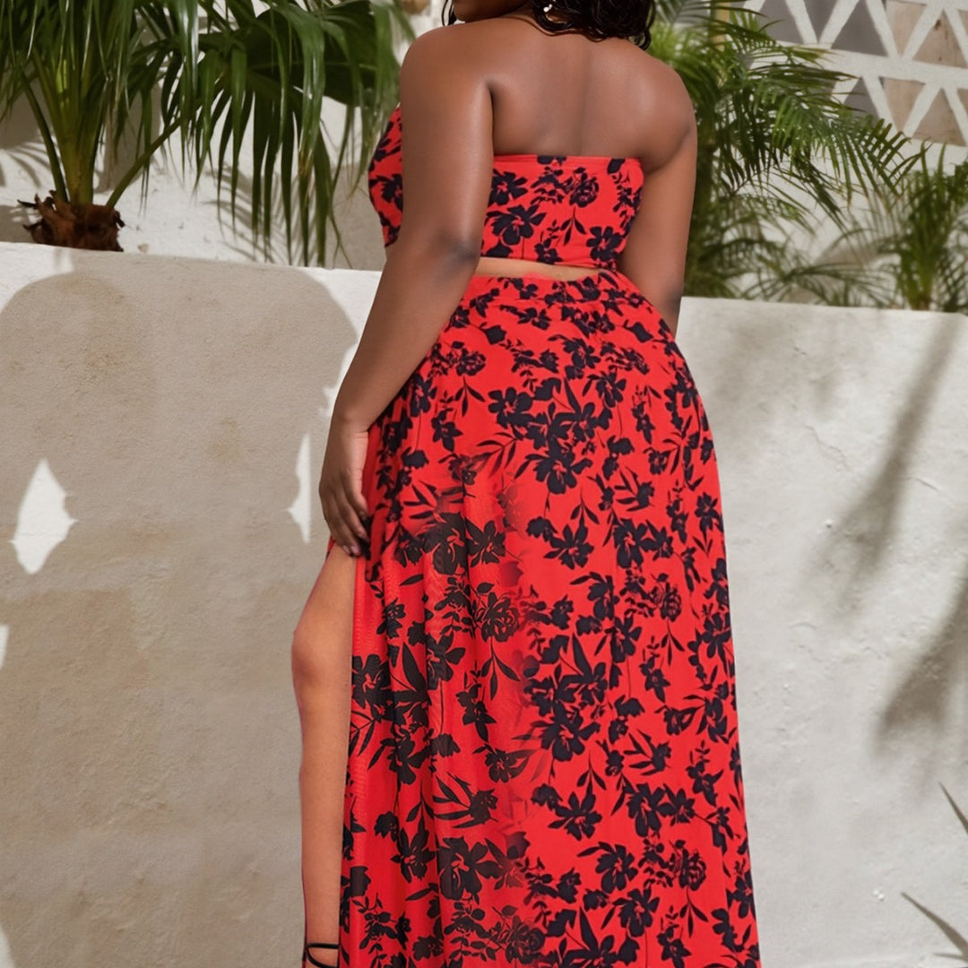 Damen Sommerliches Cut-Out Strandkleid Drune