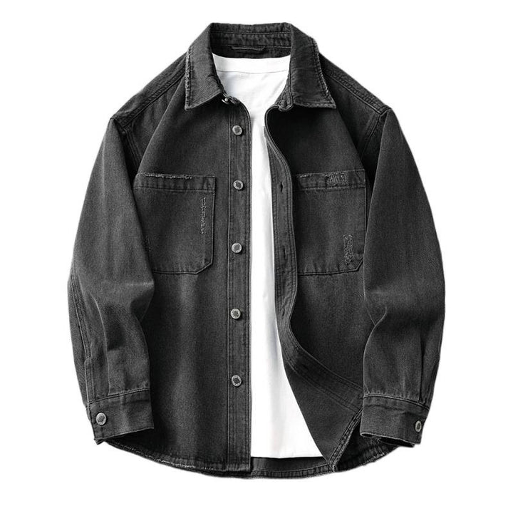 Herren Robuste Denim Hemdbluse Drune
