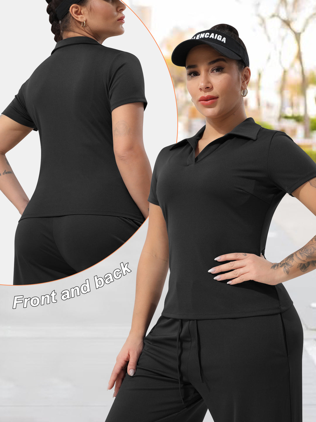 Damen Tailliertes Funktions-Polo mit Stretchjersey und Performance-Atmungsaktivität Drune