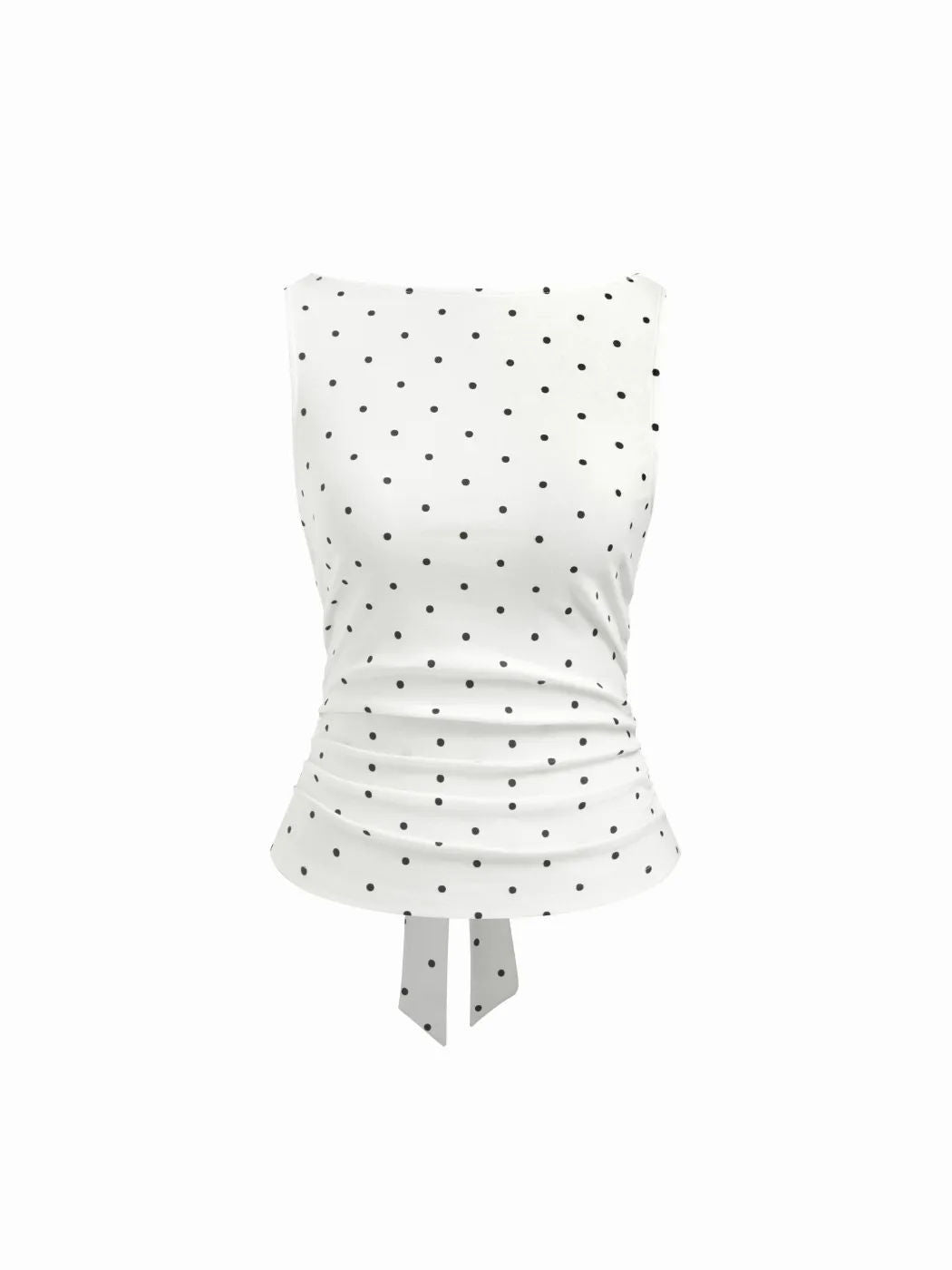 Damen Chic Rollkragen Top mit Raffung und Bindegürtel Drune