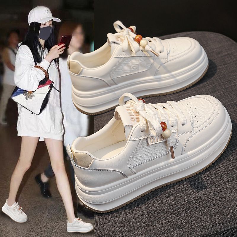 Damen Chunky Plattform-Sneaker mit einzigartigem Schnürsystem Drune