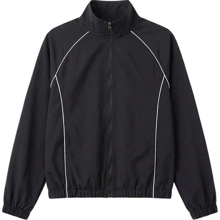 Herren Sportliche Windjacke mit Stehkragen Drune