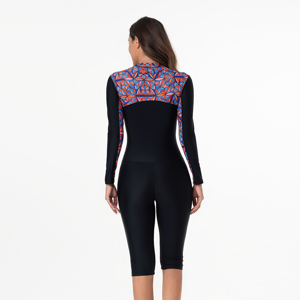 Damen Sportlicher Langarm-Seesuit Drune