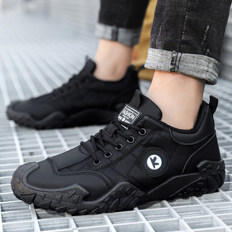 Herren Robuster Outdoor-Sneaker mit profilierter Trail-Sohle und gesteppter Obermaterial-Optik Drune