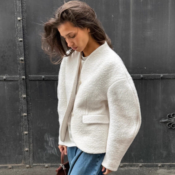 Damen Elegante und oversized Blazerjacke Drune