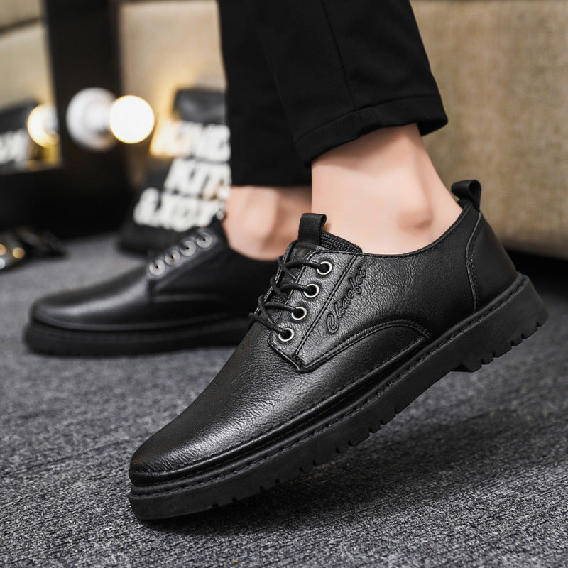Herren Schnürschuhe mit modernem Obermaterial aus hochwertigem Leder und komfortabler Sohle Drune