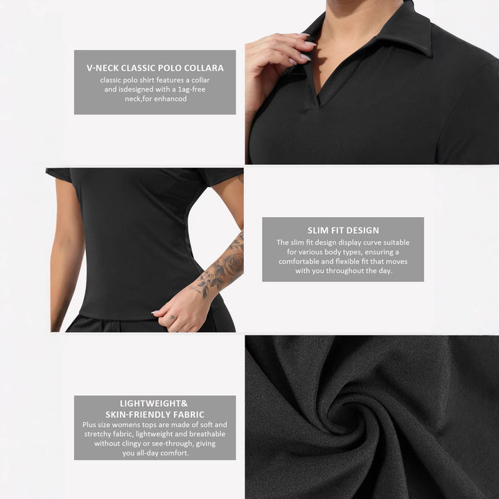 Damen Tailliertes Funktions-Polo mit Stretchjersey und Performance-Atmungsaktivität Drune